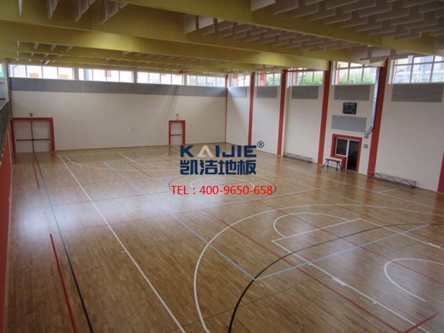 體育木地板會發(fā)出異響要如何解決——凱潔地板