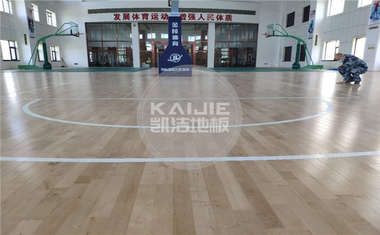 中國空中交通管制綜合訓練場籃球館木地板案例