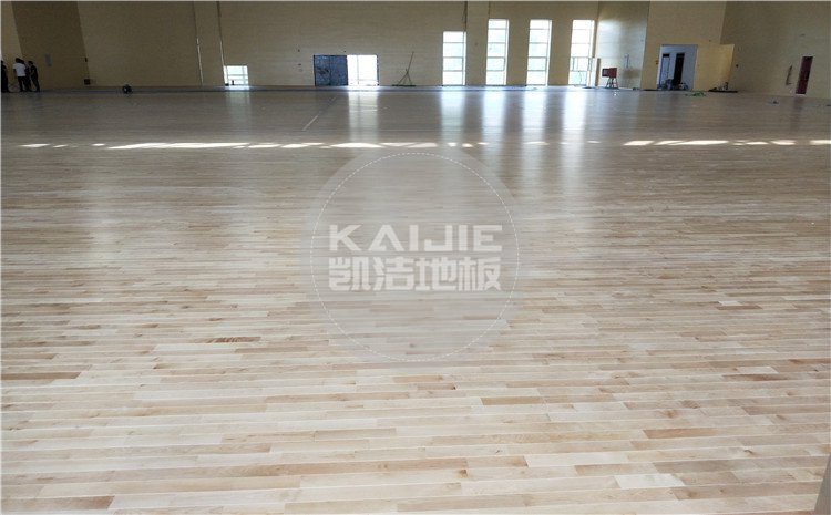 陜西神木第*高級中學(xué)體育館木地板案例—凱潔體育木地板廠家